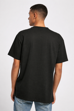 Oversize T-Shirt Rundhals Modelfoto Rueckenansicht – DTF Druck Markendruckerei