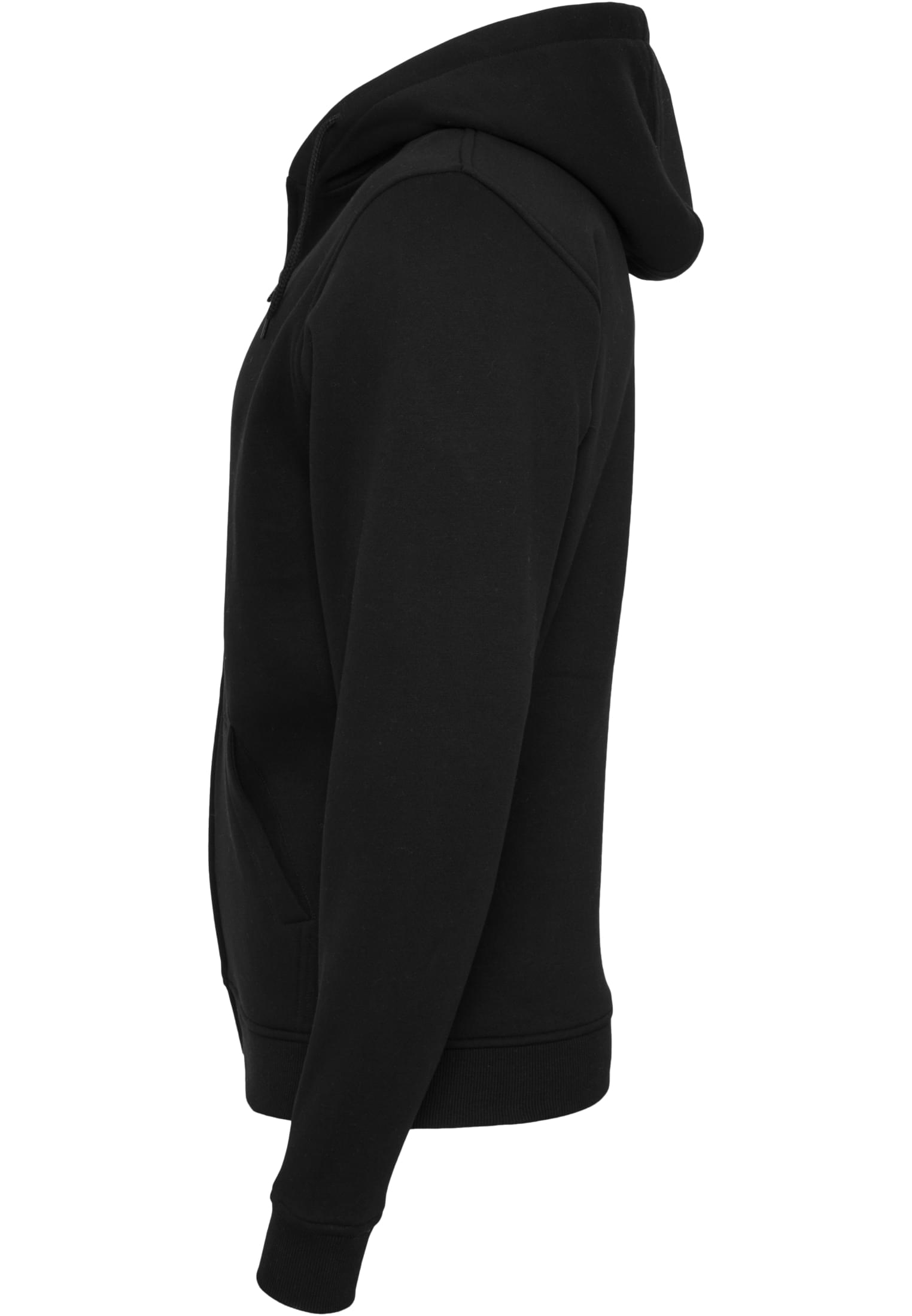 Herren Zip Hoodie Seitenansicht Produktfoto – Logodruck bedrucken Rhein-Main