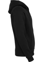 Herren Zip Hoodie schwarz Produktfoto – bedrucken lassen Markendruckerei