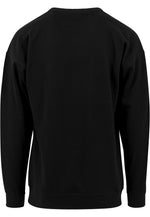 Herren Sweatshirt Crewneck Produktfoto Rueckenansicht schwarz – DTF Druck
