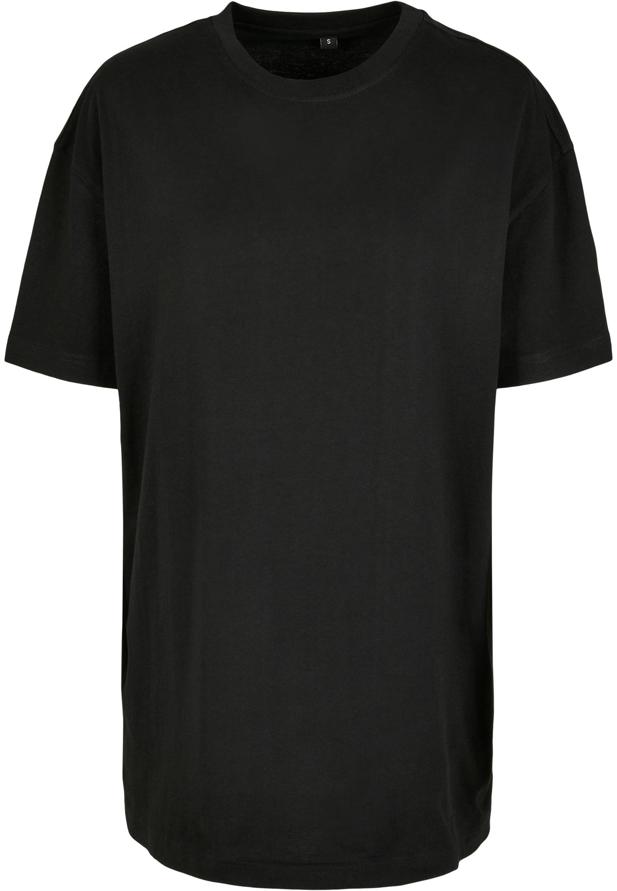 Damen Oversize T-Shirt Rundhals schwarz Produktfoto – bedrucken lassen Rhein-Main