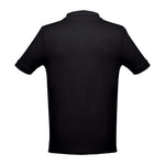 Pique Poloshirt schwarz Produktfoto – Markendruckerei DTF Druck bedrucken