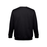 Unisex Sweatshirt Crewneck Produktfoto Detail schwarz – DTF Logodruck