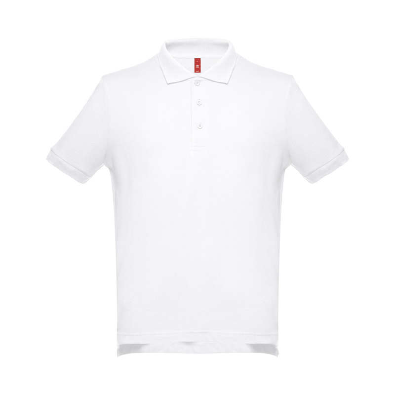 Pique Poloshirt weiss Produktfoto – Firmenkleidung bedrucken DTF Druck