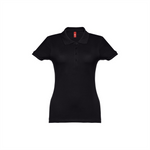 Damen Pique Poloshirt weiss Produktfoto – Firmenkleidung bedrucken DTF